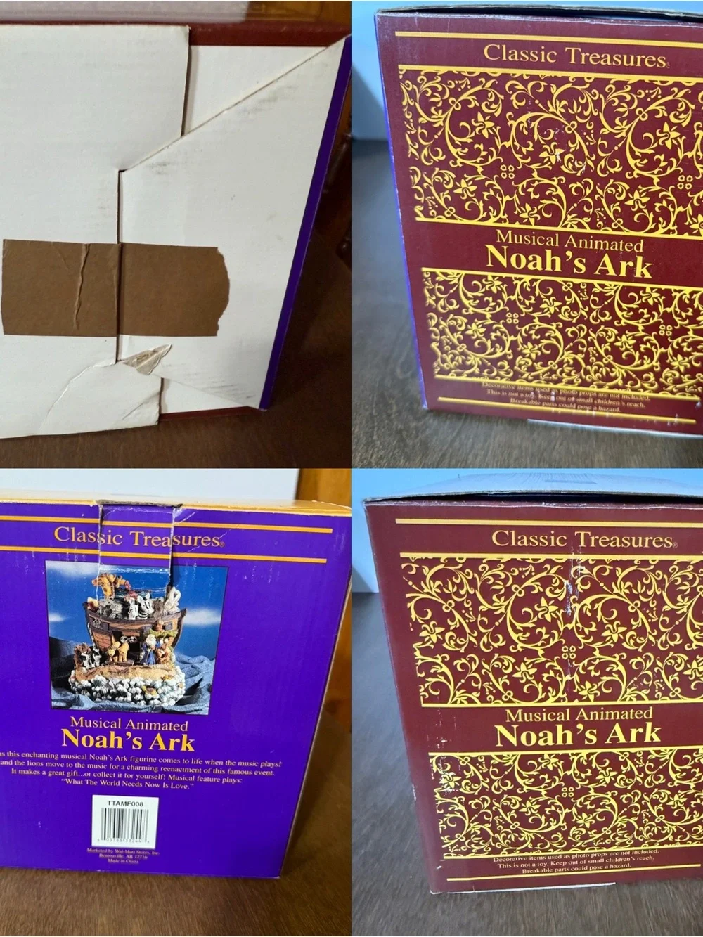 Classic Treasures Animated & Musical Noah's Ark Plays What The World Needs now
